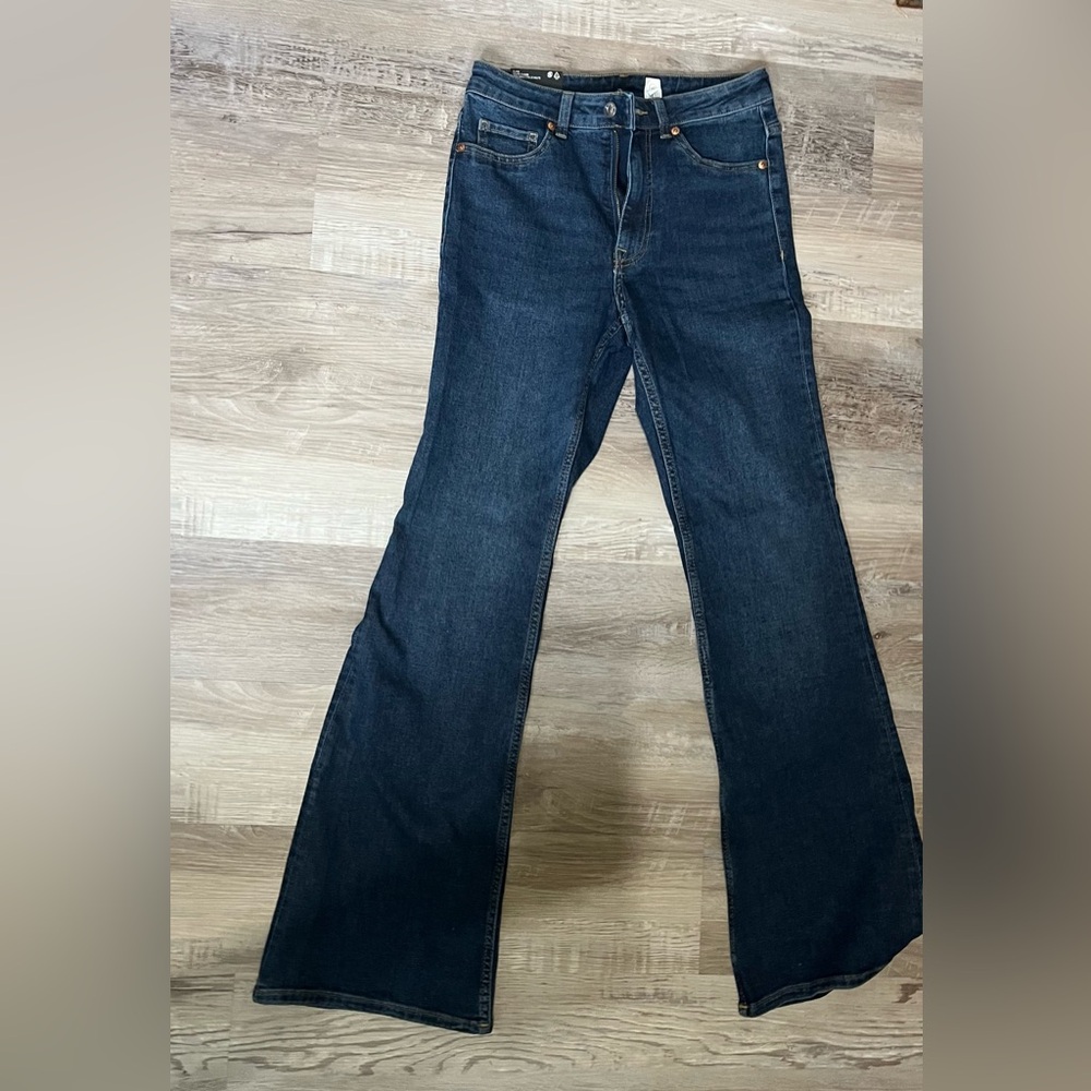 H&M high waisted flare jeans